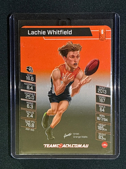 2022 Team Coach LACHIE WHITFIELD Star Wildcard Teamcoach #9 (A)