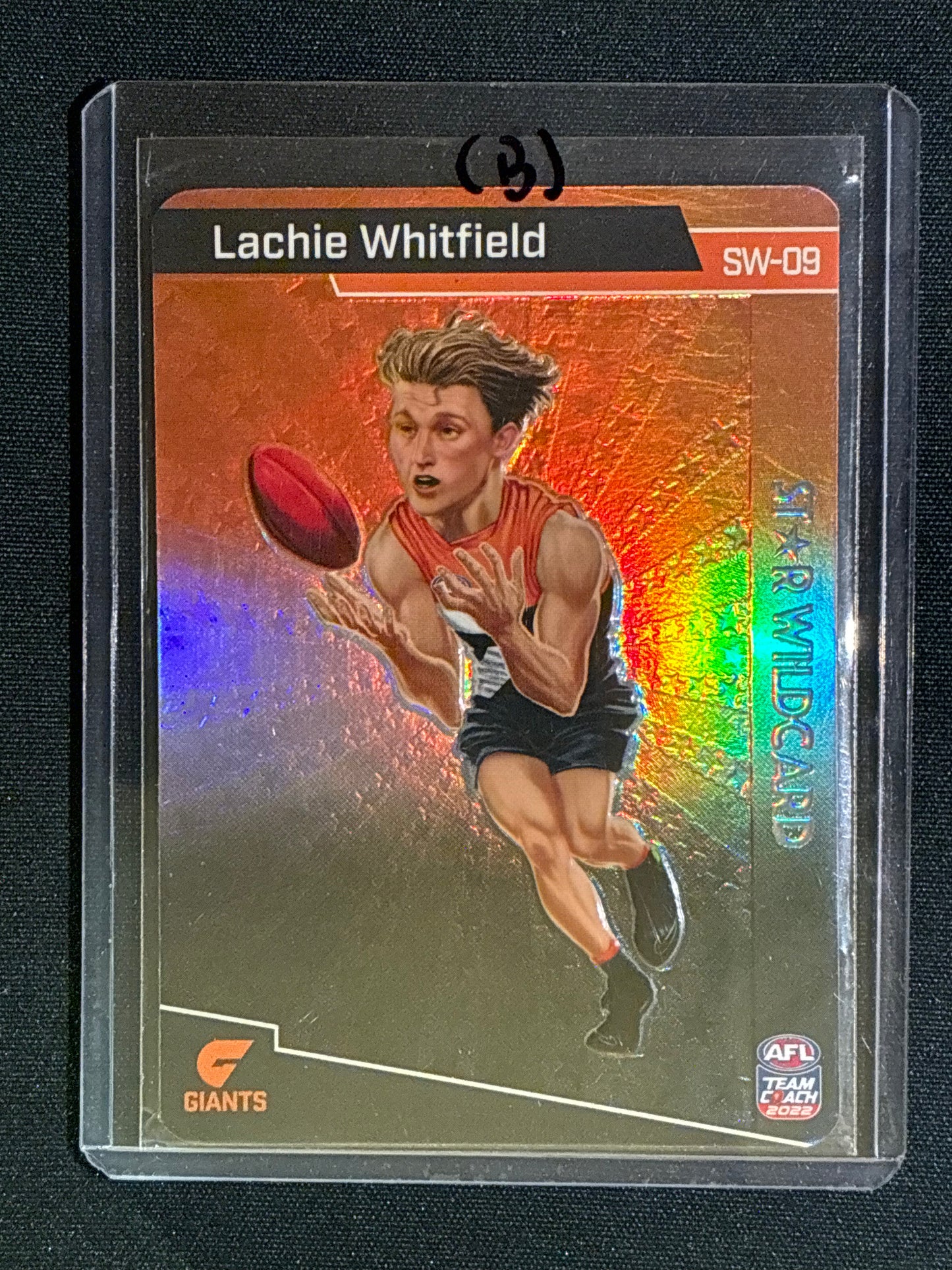 2022 Team Coach LACHIE WHITFIELD Star Wildcard Teamcoach #9 (B)