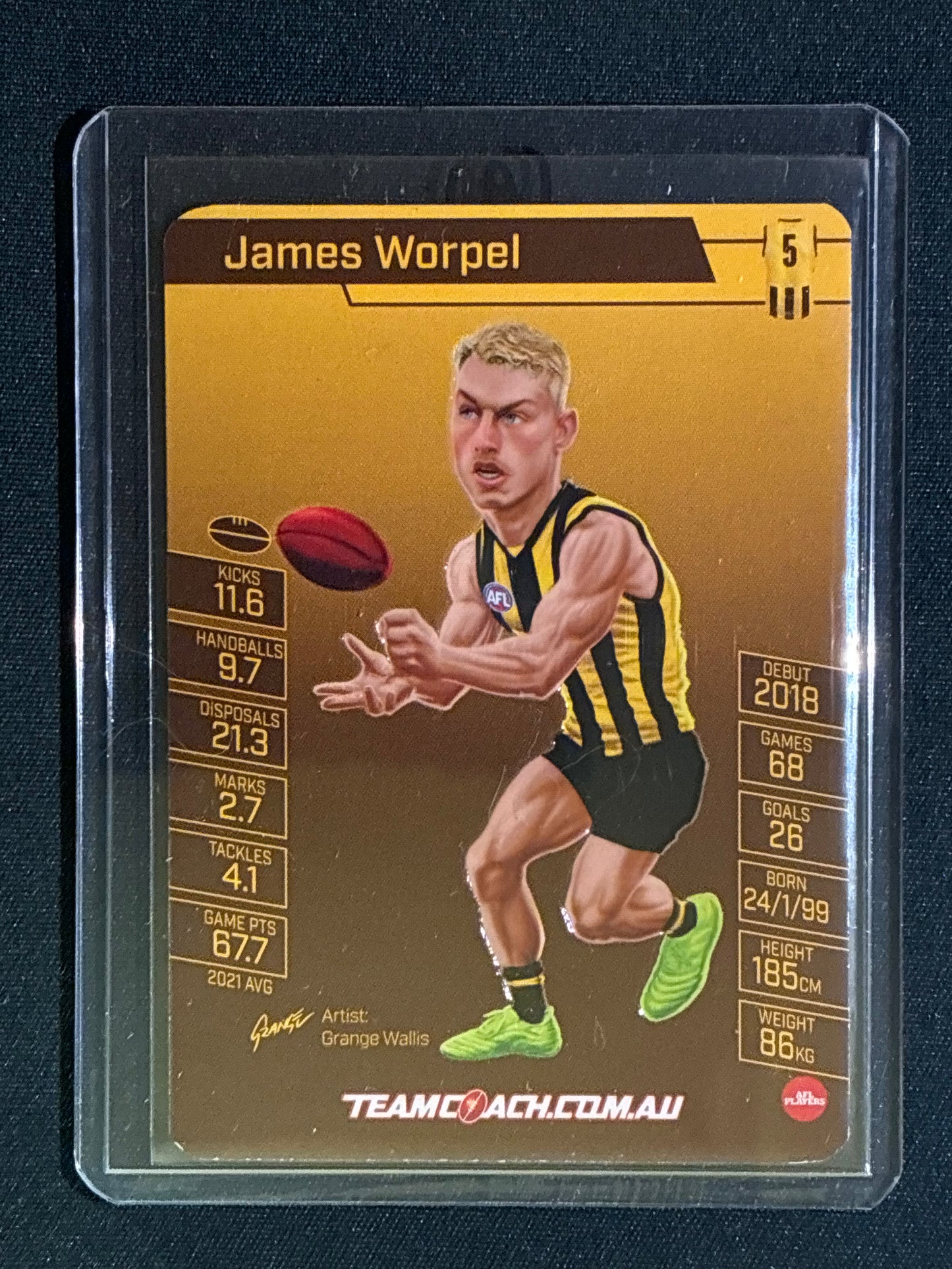 2022 Team Coach JAMES WORPEL Star Wildcard Teamcoach #10 (A)