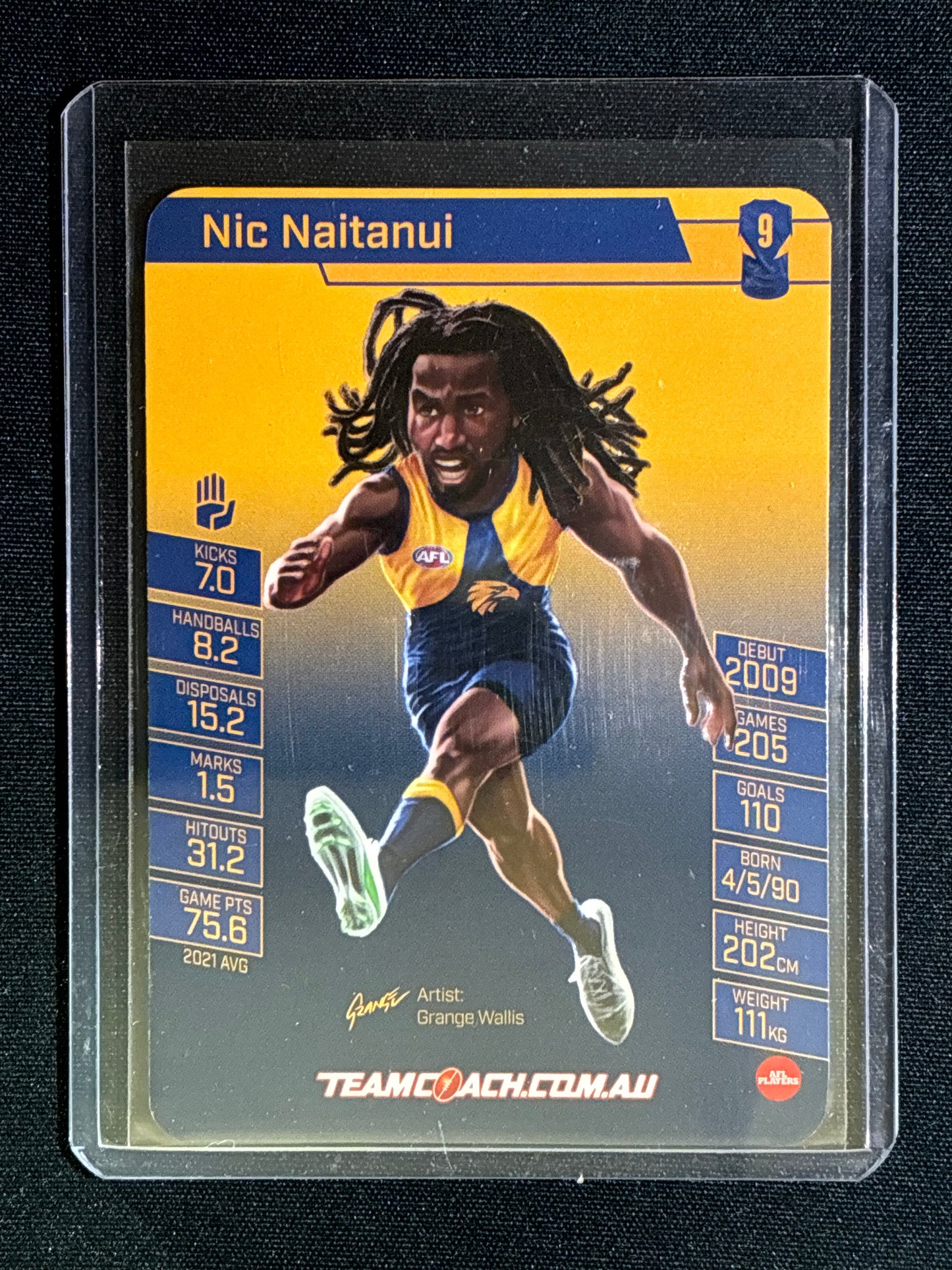 2022 Team Coach NIC NAITANUI Star Wildcard Teamcoach #17