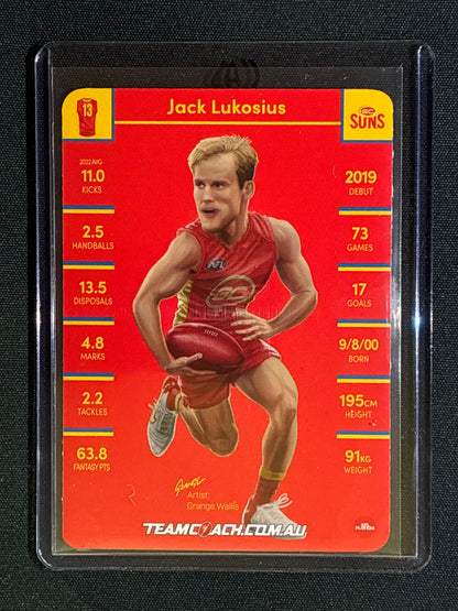 2023 Team Coach JACK LUKOSIUS Star Wildcard Teamcoach #8 (A)