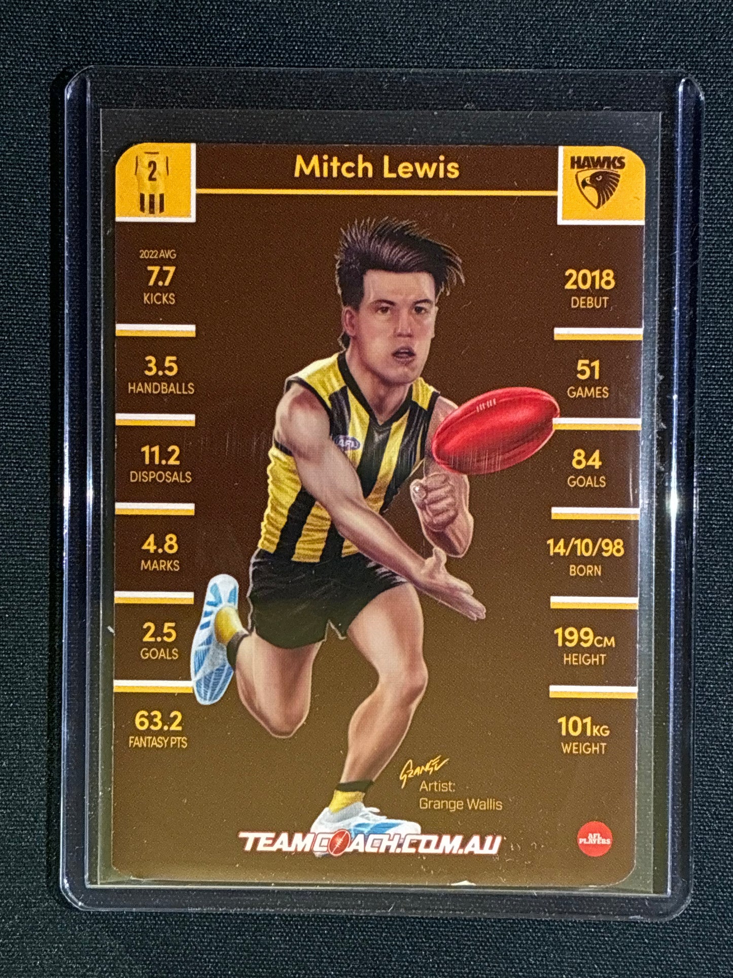 2023 Team Coach MITCH LEWIS Star Wildcard Teamcoach #10
