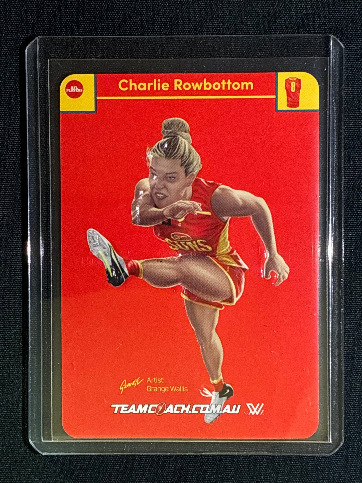 2023 Team Coach AFLW CHARLIE ROWBOTTOM Star Wildcard Teamcoach #8