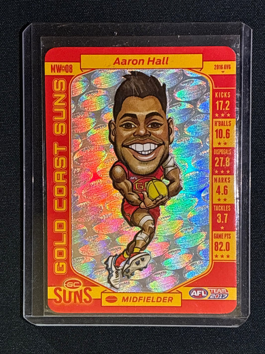 2017 Team Coach AARON HALL Magic Wildcard Silver Teamcoach #8