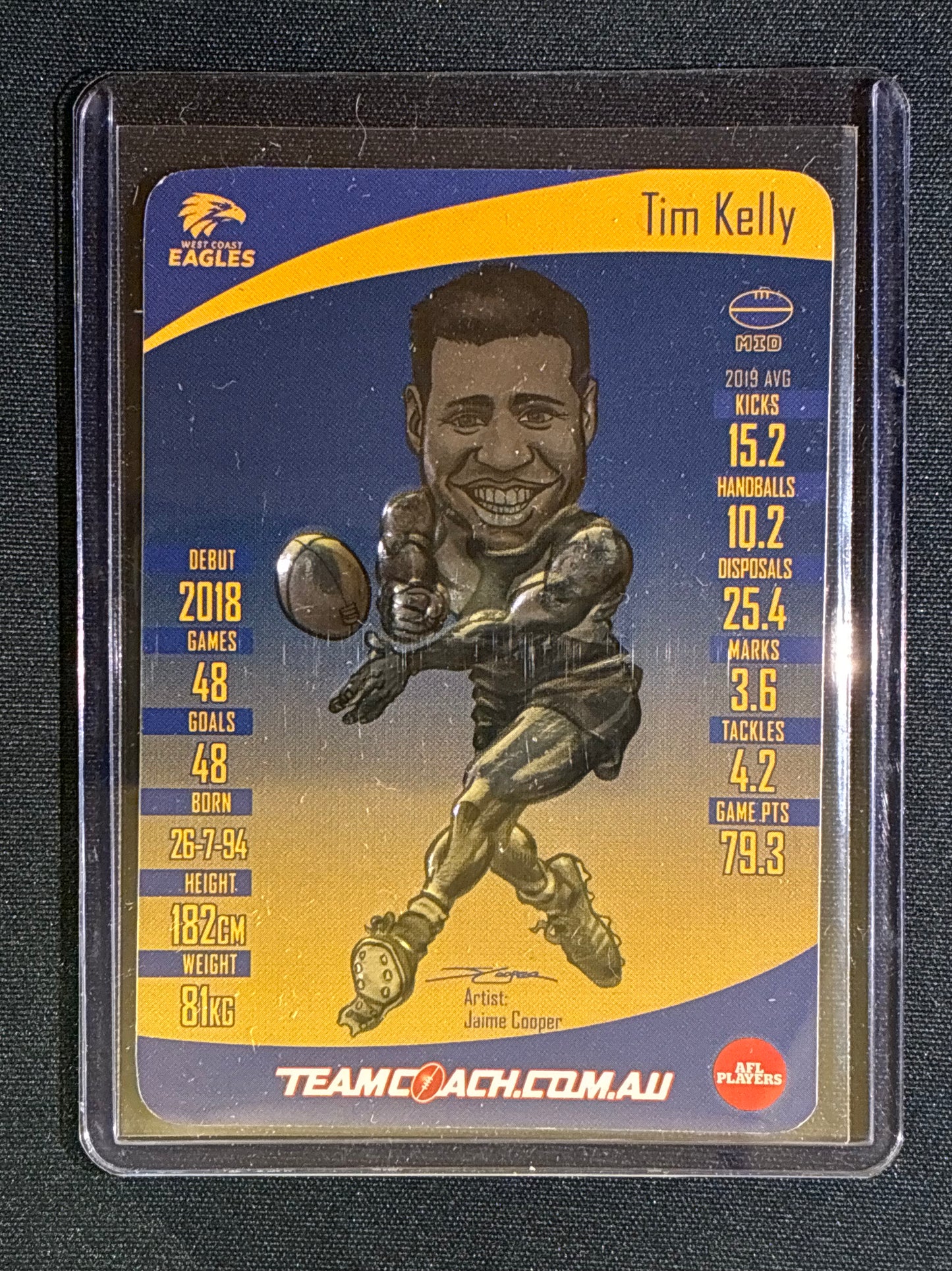 2020 Team Coach TIM KELLY Magic Wildcard Teamcoach #17