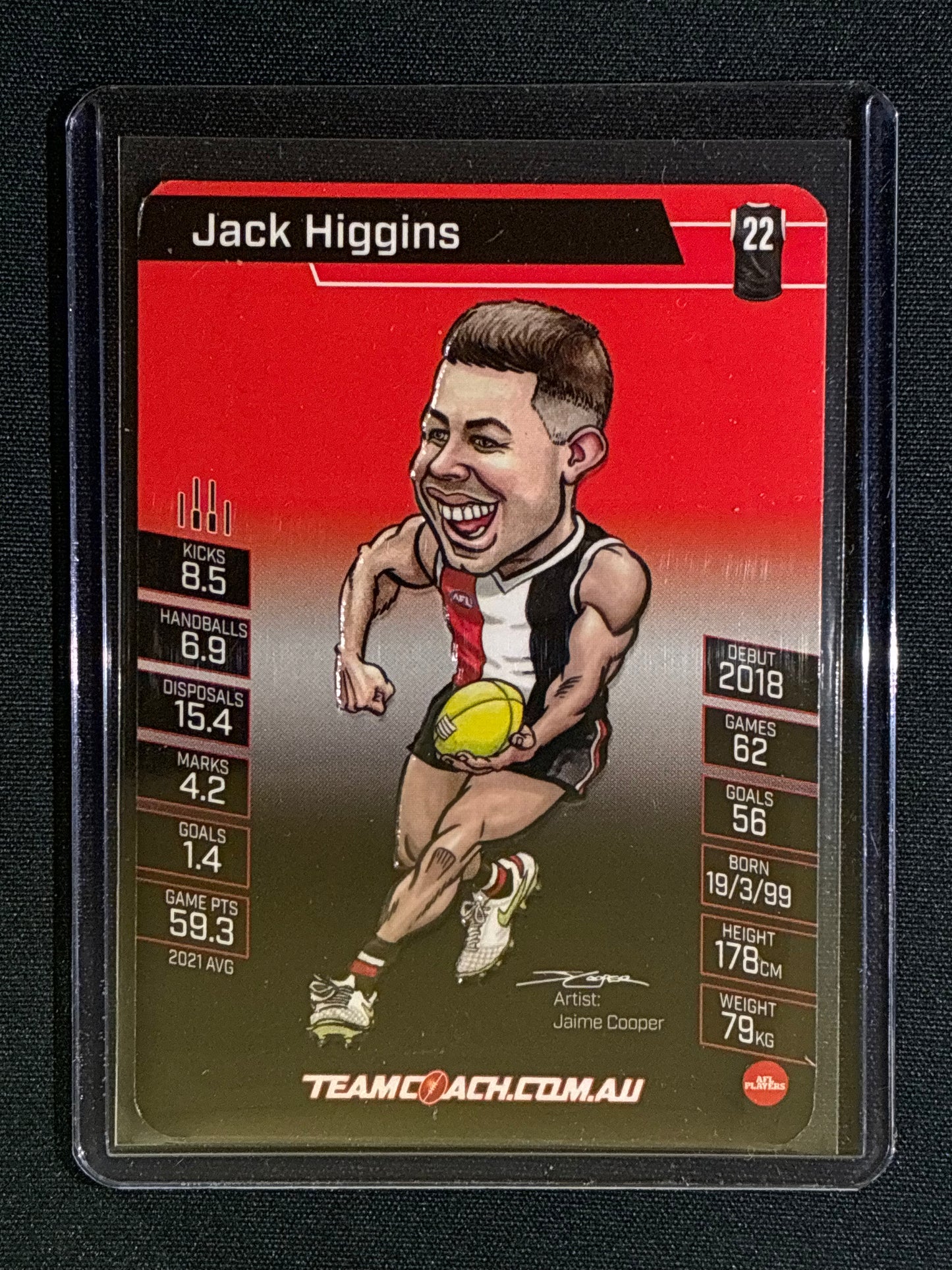 2022 Team Coach JACK HIGGINS Magic Wildcard Teamcoach #15