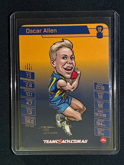 2022 Team Coach OSCAR ALLEN Magic Wildcard Teamcoach #17
