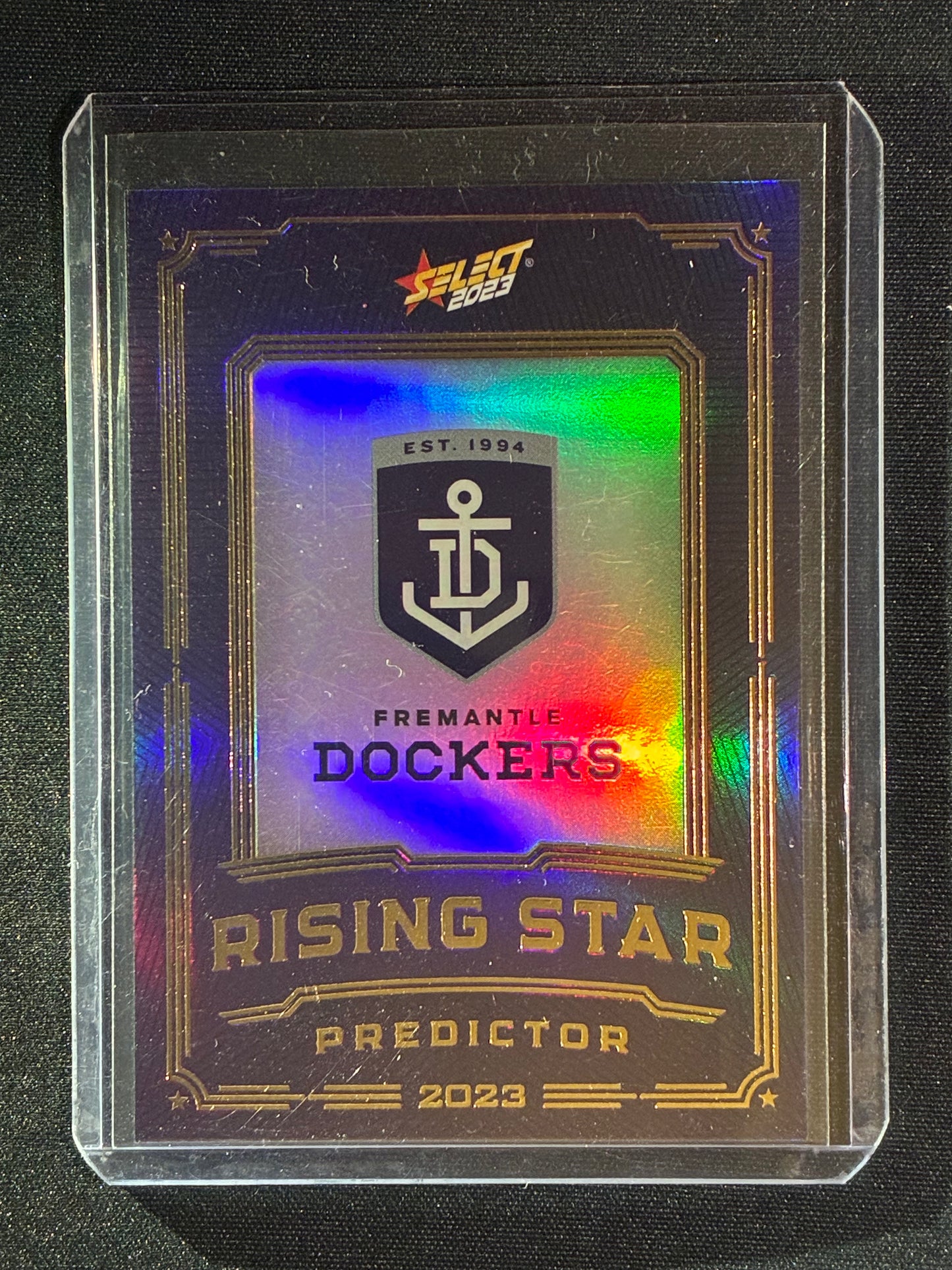 2023 Footy Stars FREMANTLE DOCKERS Rising Star Predictor Gold 53/260