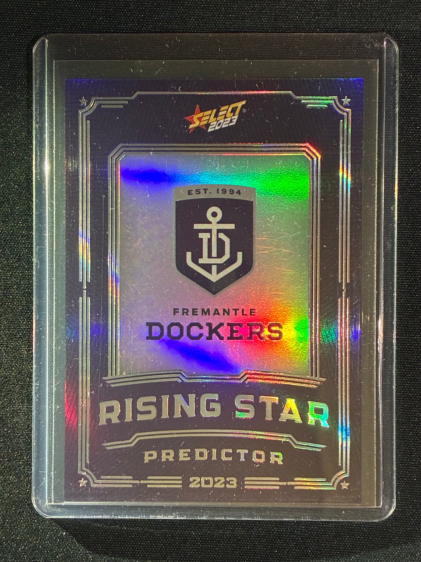 2023 Footy Stars FREMANTLE DOCKERS Rising Star Predictor Platinum 44/60