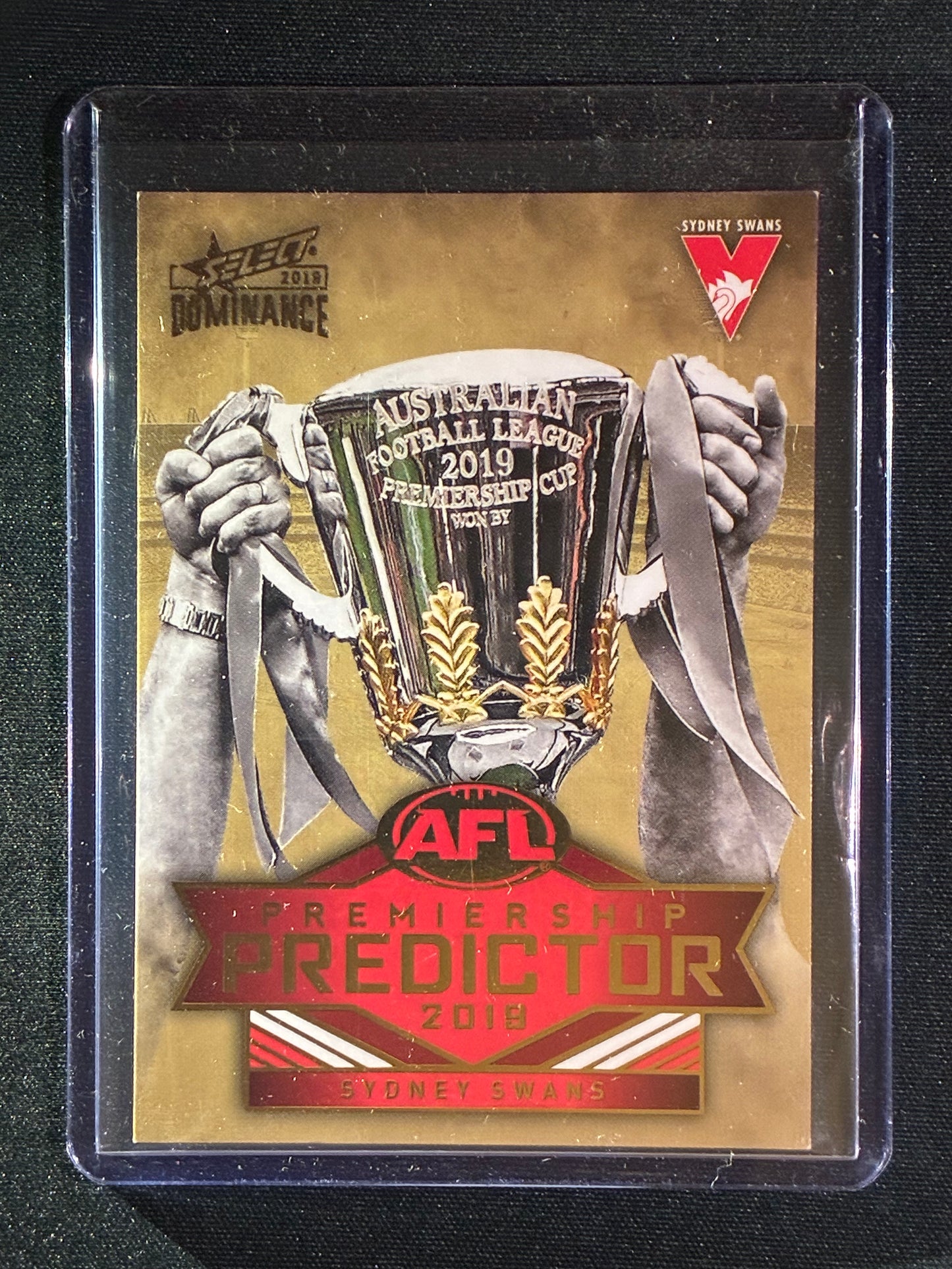 2019 Dominance SYDNEY SWANS Premiership Predictor Gold 95/175