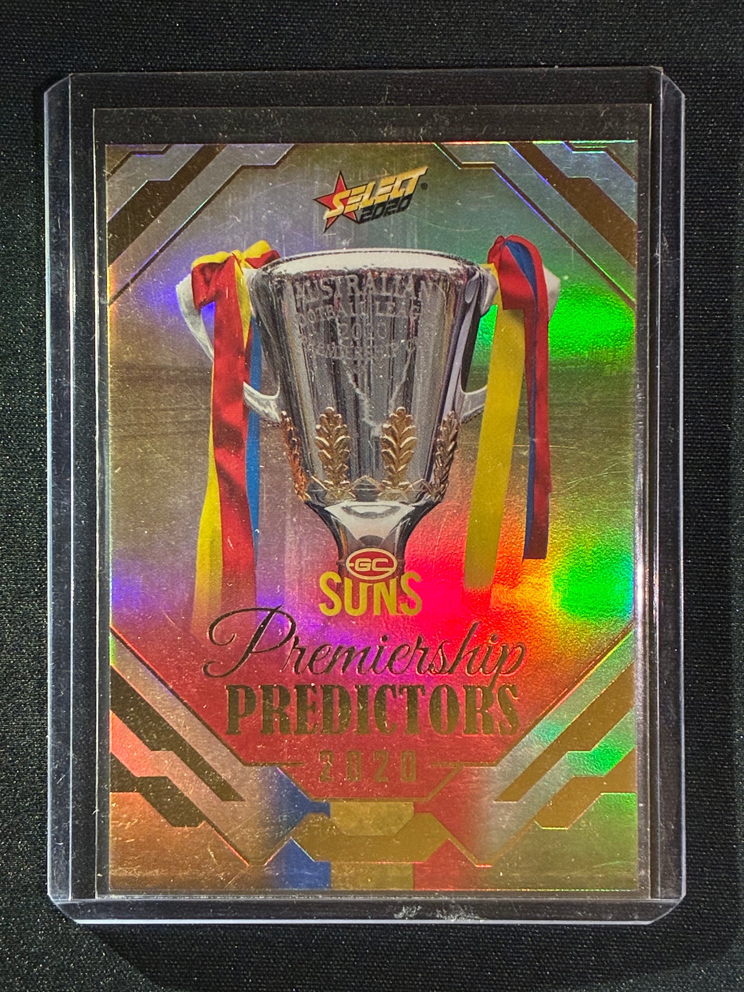 2020 Footy Stars GOLD COAST SUNS Premiership Predictor Gold 64/140