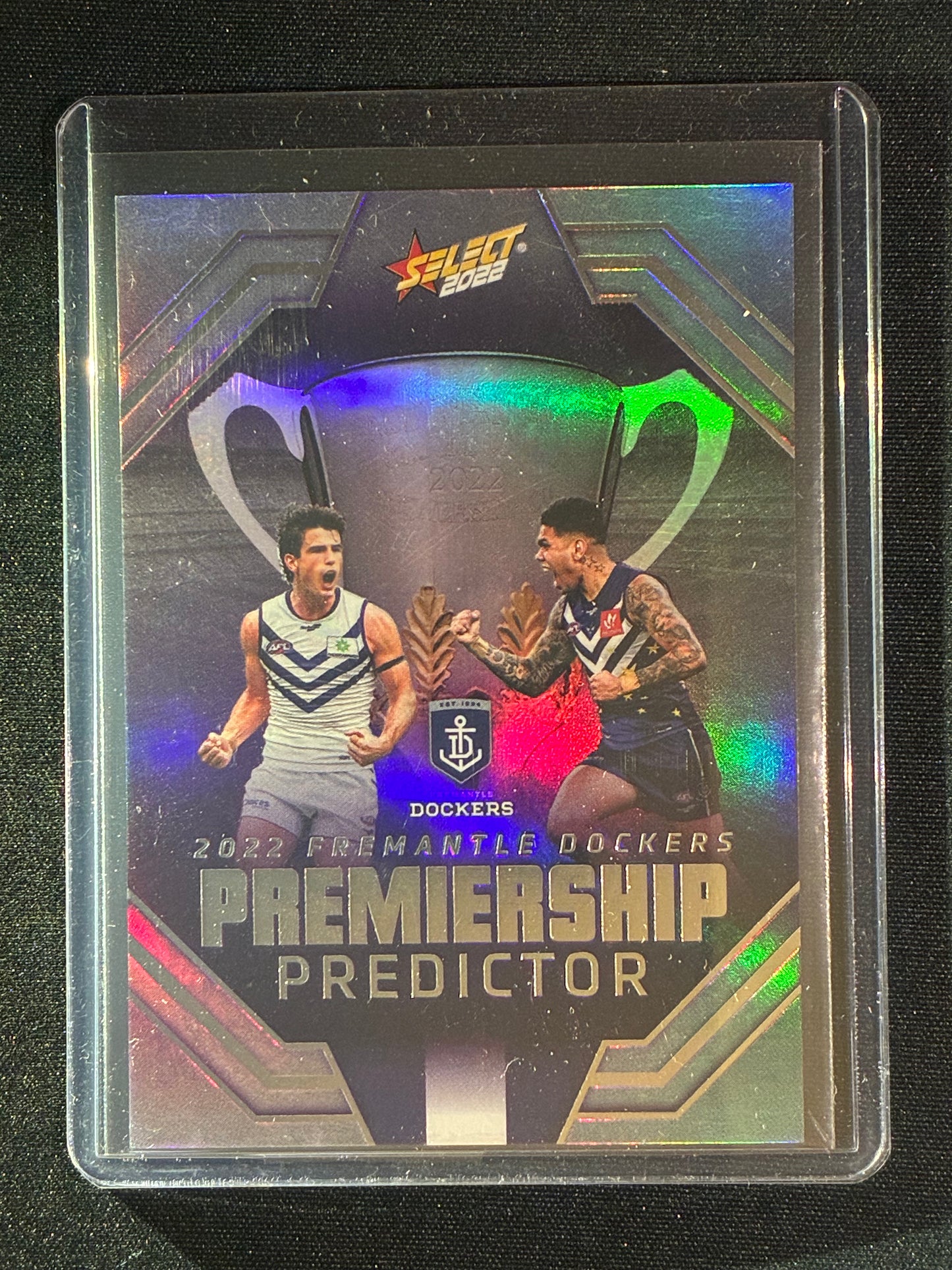2022 Footy Stars FREMANTLE DOCKERS Premiership Predictor Silver 18/185