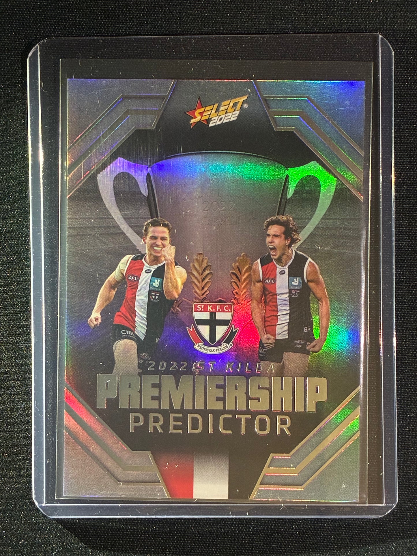 2022 Footy Stars ST. KILDA SAINTS Premiership Predictor Silver 122/185
