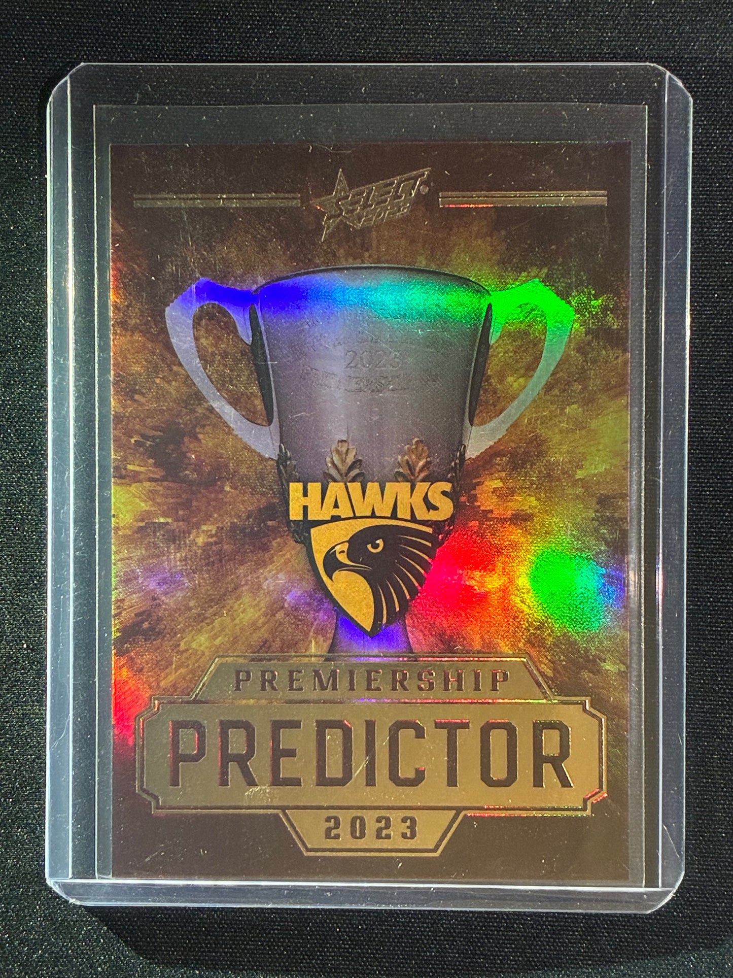 2023 Footy Stars HAWTHORN HAWKS Premiership Predictor Gold 158/260