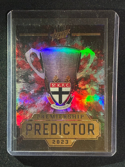 2023 Footy Stars ST. KILDA SAINTS Premiership Predictor Gold 218/260