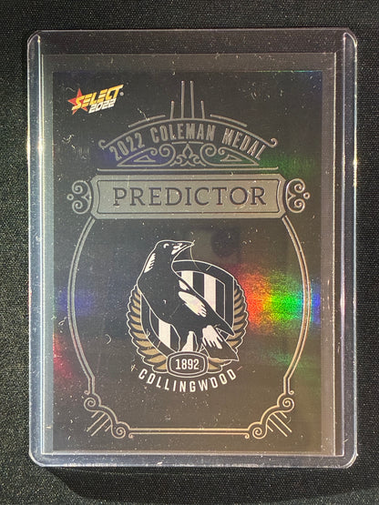 2022 Footy Stars COLLINGWOOD MAGPIES Coleman Medal Predictor Silver 20/185