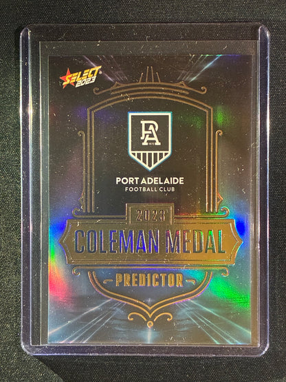2023 Footy Stars PORT ADELAIDE POWER Coleman Medal Predictor Gold 151/260