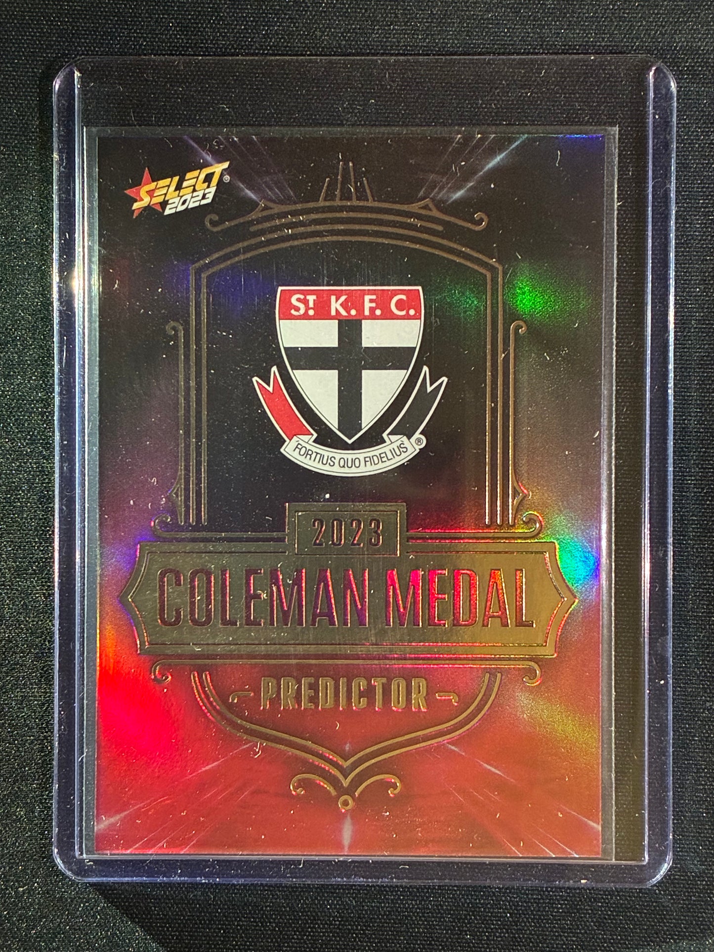 2023 Footy Stars ST. KILDA SAINTS Coleman Medal Predictor Gold 100/260