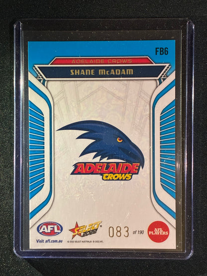2022 Footy Stars SHANE MCADAM Fractured Arctic Blue 83/190