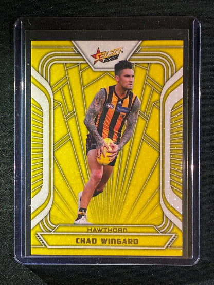 2022 Footy Stars CHAD WINGARD Fractured Acid Yellow 98/145