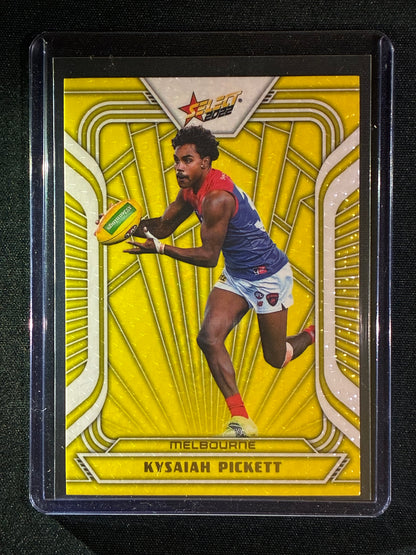 2022 Footy Stars KYSAIAH PICKETT Fractured Acid Yellow 89/145