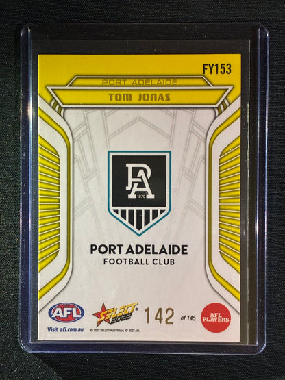 2022 Footy Stars TOM JONAS Fractured Acid Yellow 142/145