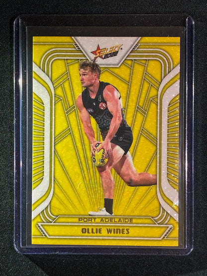 2022 Footy Stars OLLIE WINES Fractured Acid Yellow 126/145