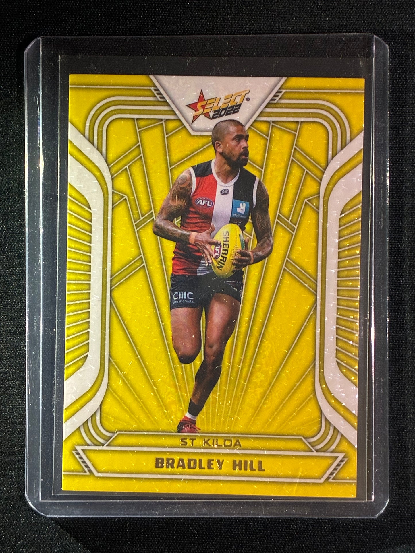 2022 Footy Stars BRADLEY HILL Fractured Acid Yellow 88/145