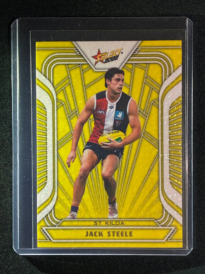 2022 Footy Stars JACK STEELE Fractured Acid Yellow 124/145