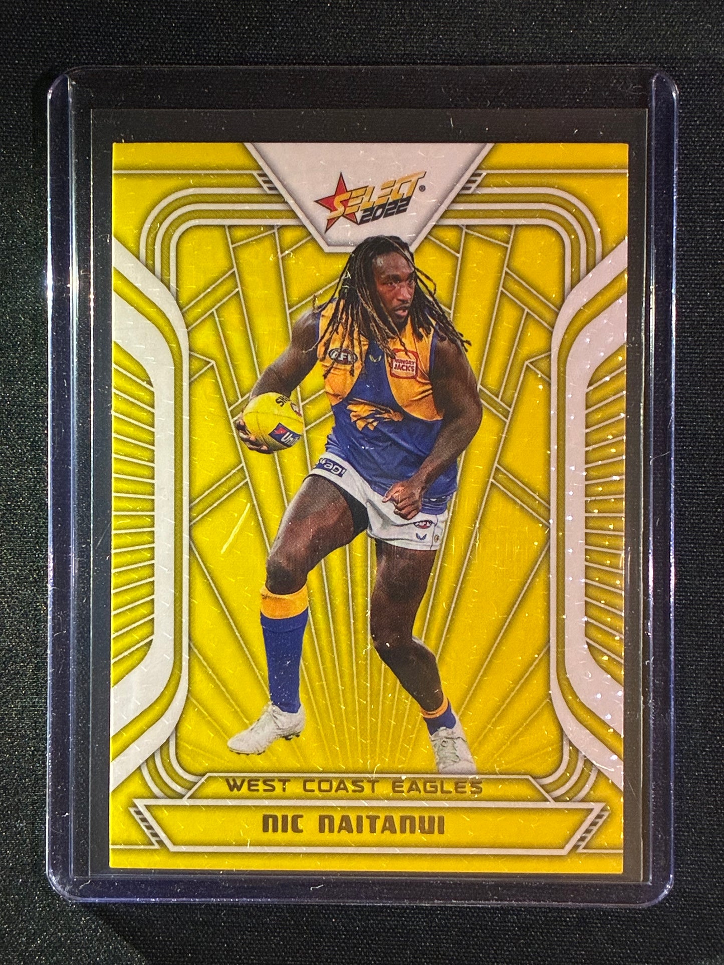 2022 Footy Stars NIC NAITANUI Fractured Acid Yellow 83/145
