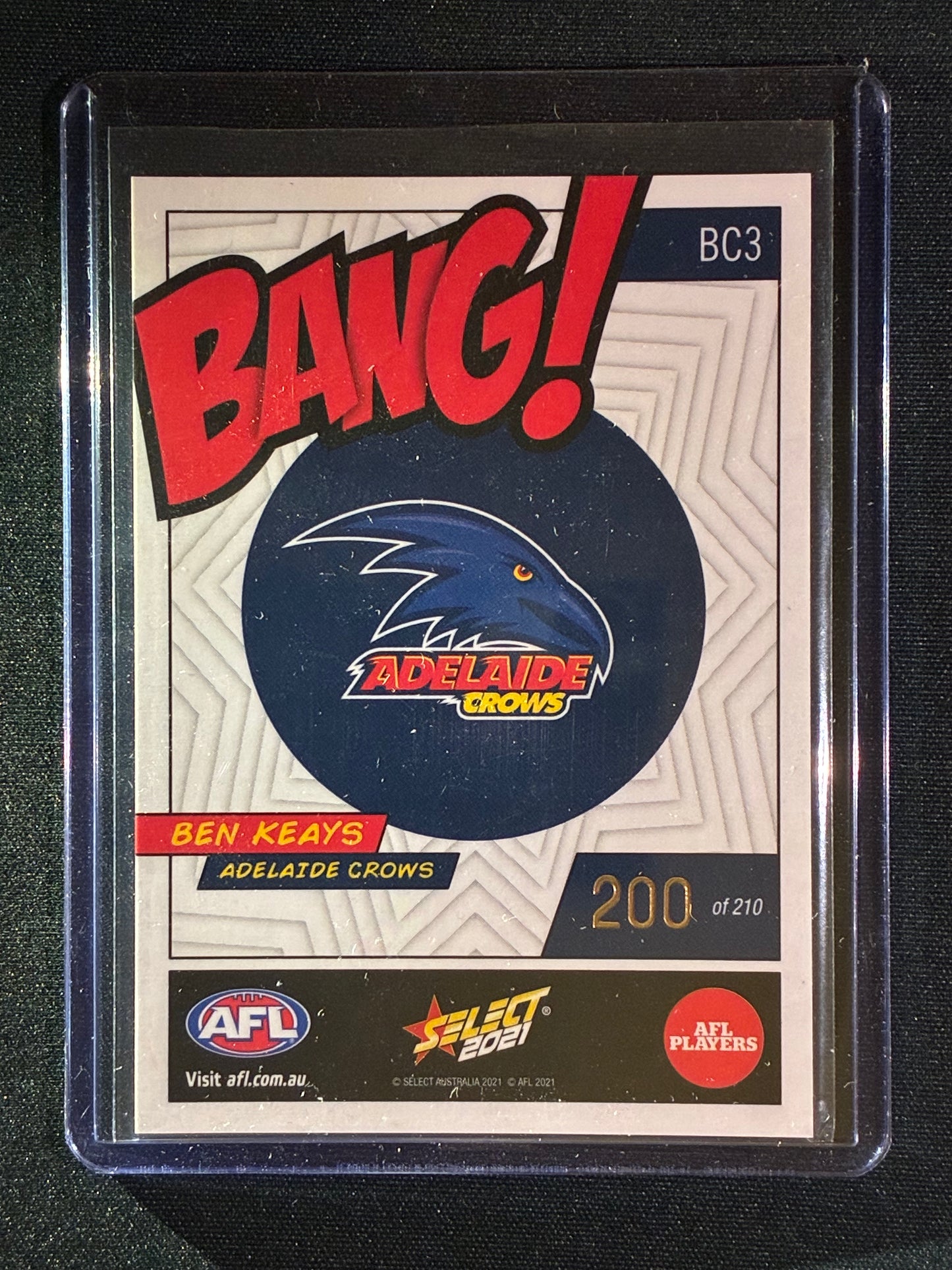 2021 Footy Stars BEN KEAYS Bang! Kaboom 200/210