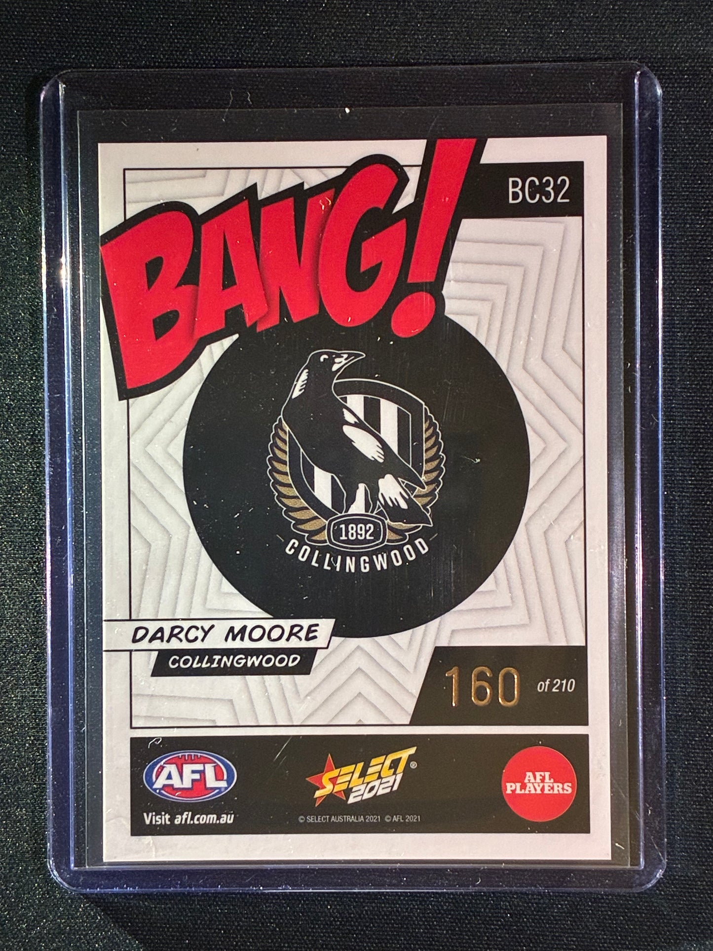2021 Footy Stars DARCY MOORE Bang! Kaboom 160/210