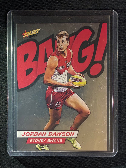 2021 Footy Stars JORDAN DAWSON Bang! Kaboom 62/210