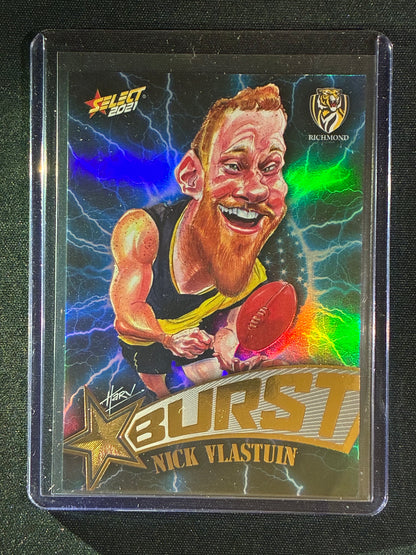 2021 Footy Stars NICK VLASTUIN Starburst Caricature Lightning 62/210