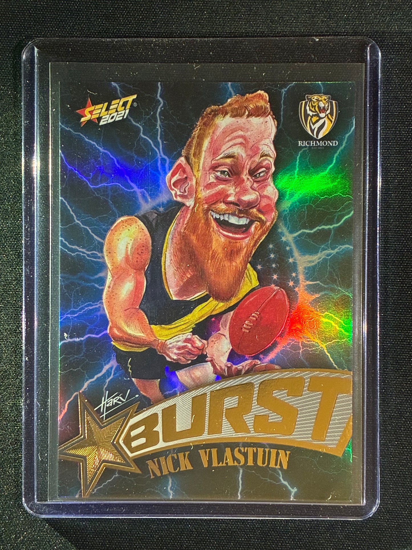 2021 Footy Stars NICK VLASTUIN Starburst Caricature Lightning 189/210