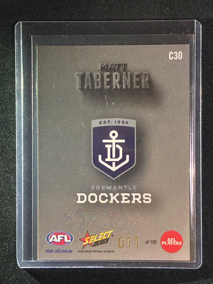 2023 Footy Stars MATT TABERNER Carbonized Carbon 11/195