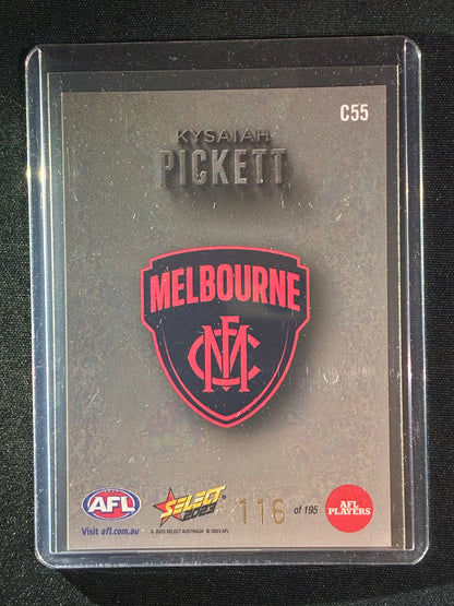 2023 Footy Stars KYSAIAH PICKETT Carbonized Carbon 116/195