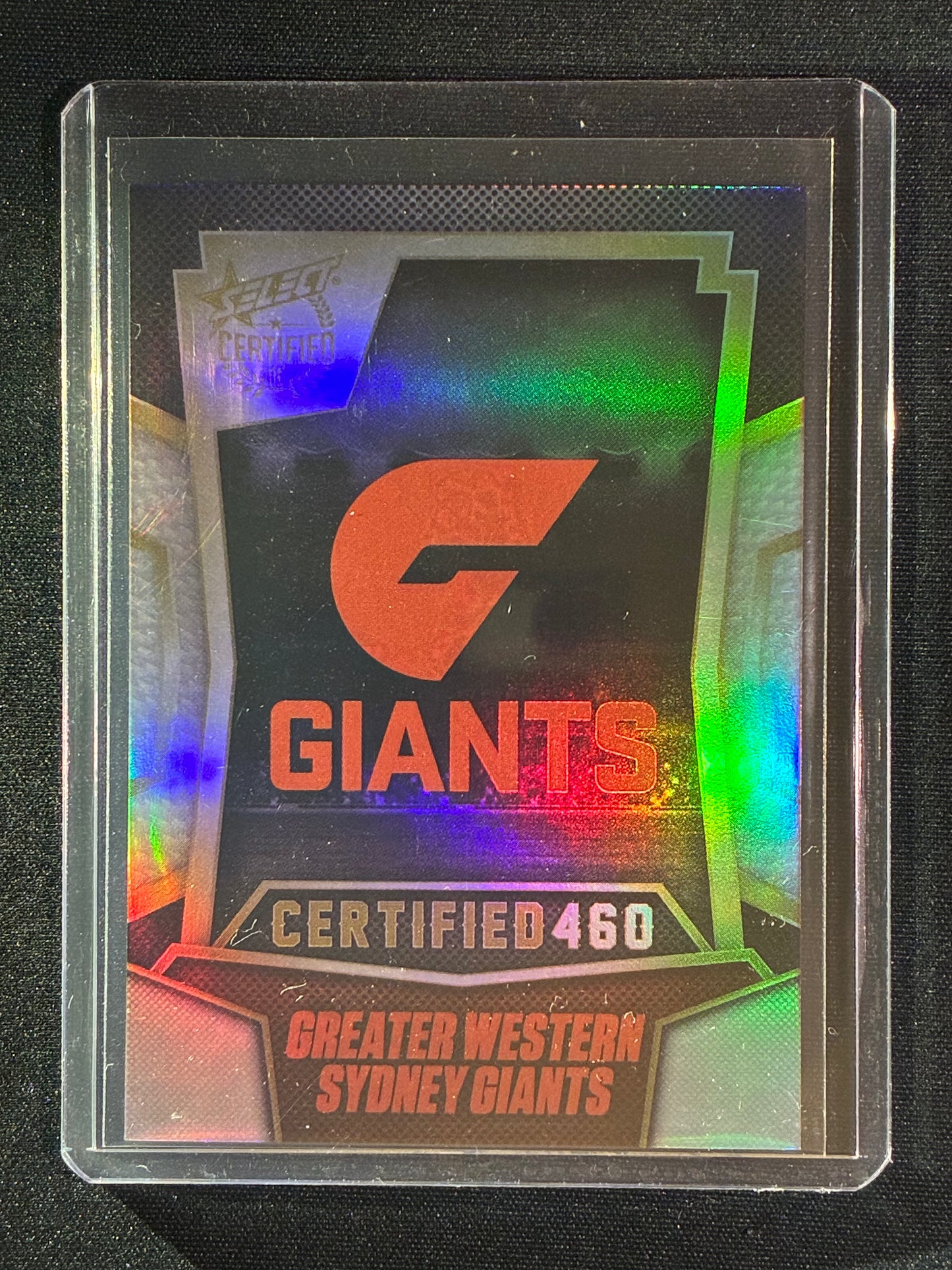 2016 Certified GWS GIANTS LOGO CHECKLIST Certified 460 258/460