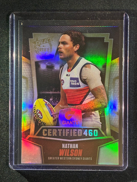 2016 Certified NATHAN WILSON Certified 460 451/460