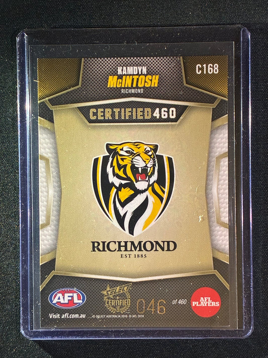 2016 Certified KAMDYN MCINTOSH Certified 460 46/460