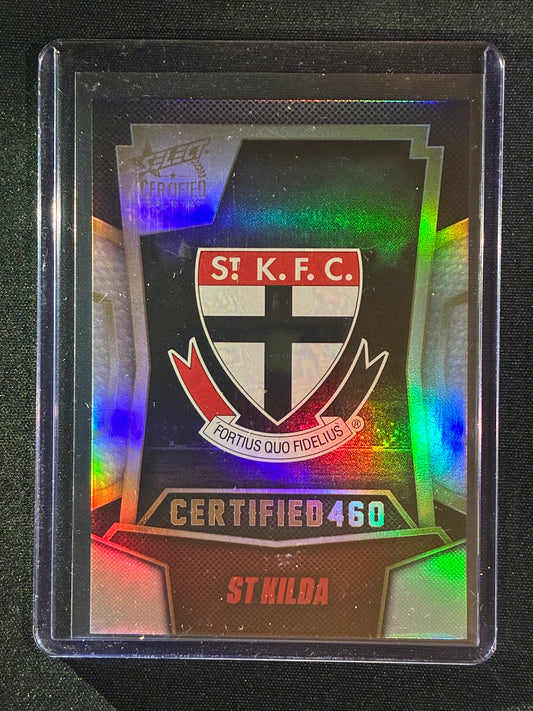 2016 Certified ST. KILDA SAINTS LOGO CHECKLIST Certified 460 437/460