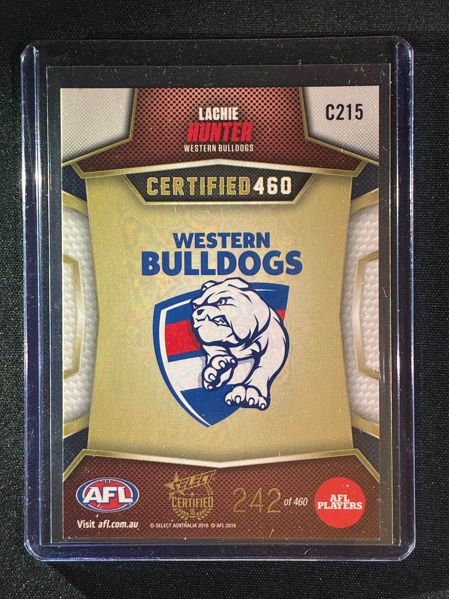 2016 Certified LACHIE HUNTER Certified 460 242/460