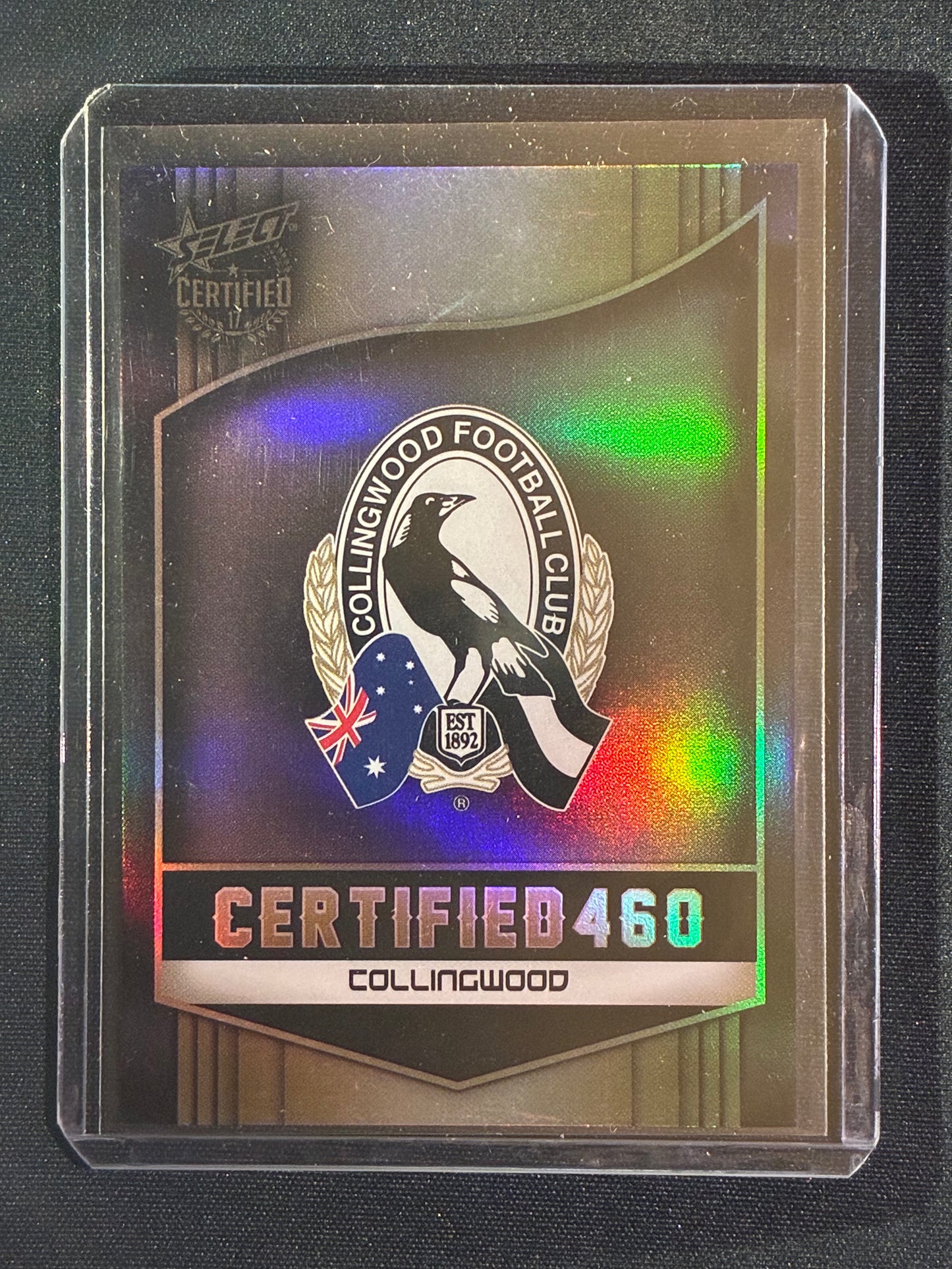 2017 Certified COLLINGWOOD MAGPIES CHECKLIST LOGO Certified 460 91/460