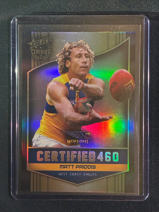 2017 Certified MATT PRIDDIS Certified 460 101/460