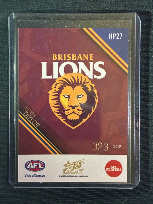2018 Legacy LEWIS TAYLOR Holographic Parallel 23/350