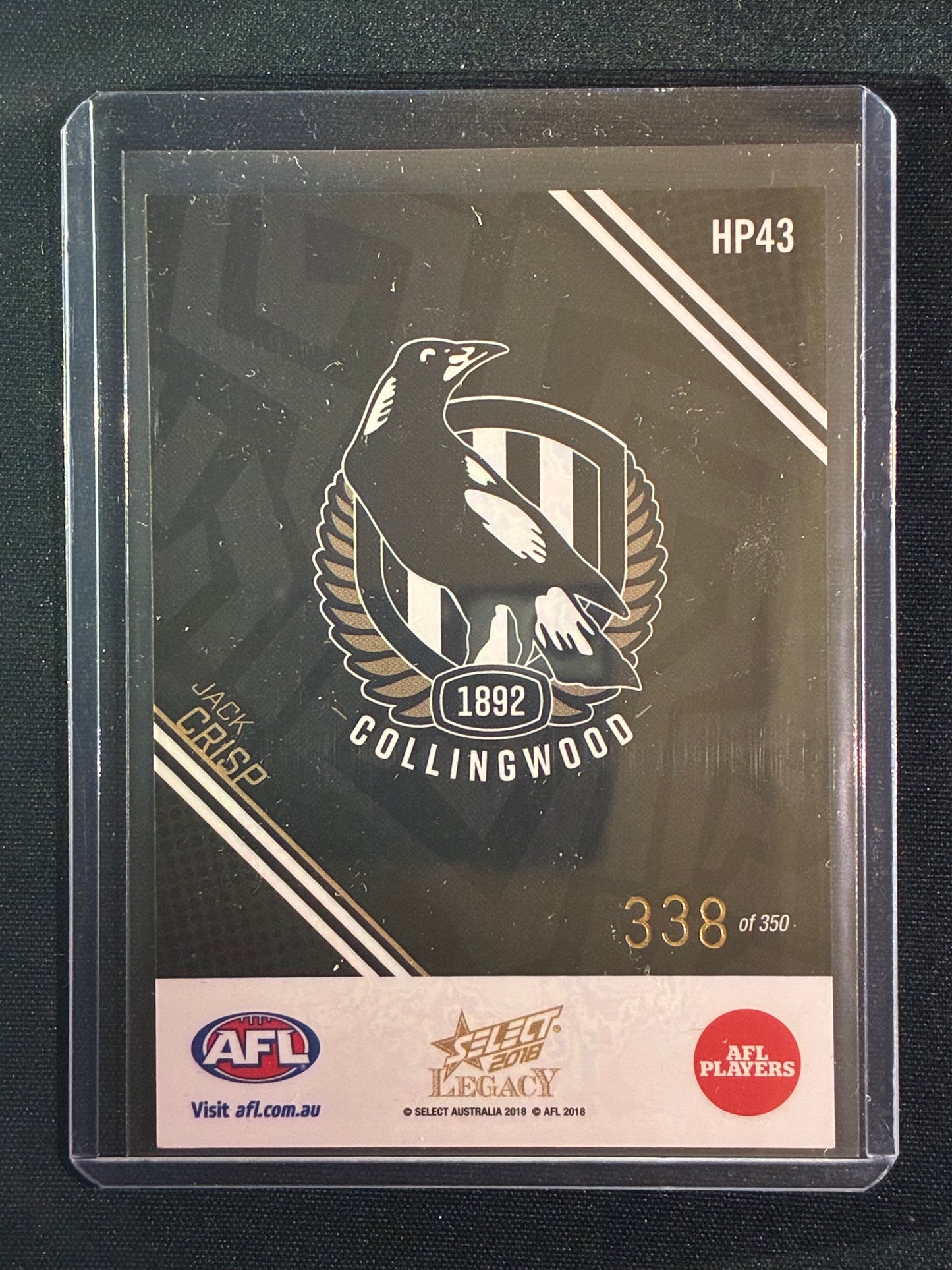 2018 Legacy JACK CRISP Holographic Parallel 338/350