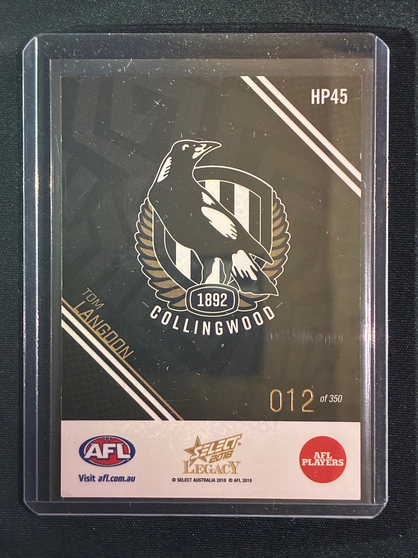 2018 Legacy TOM LANGDON Holographic Parallel 12/350