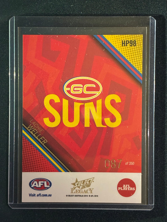 2018 Legacy LACHIE WELLER Holographic Parallel 87/350