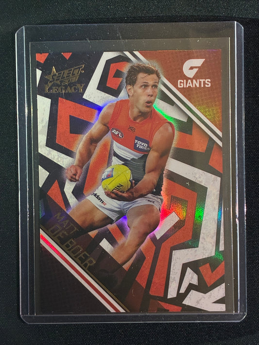 2018 Legacy MATT DE BOER Holographic Parallel 79/350
