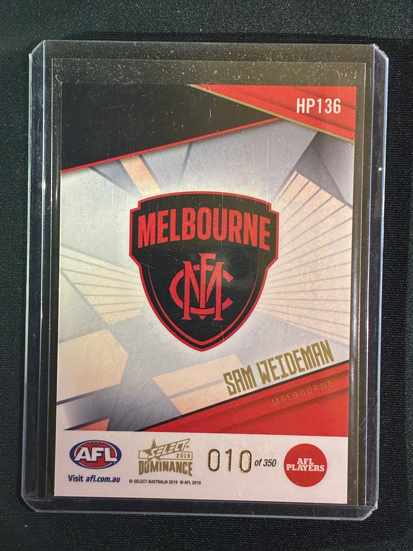 2019 Dominance SAM WEIDEMAN Holographic Parallel 10/350